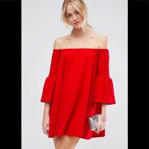 ASOS Off the Shoulder Bell Dress